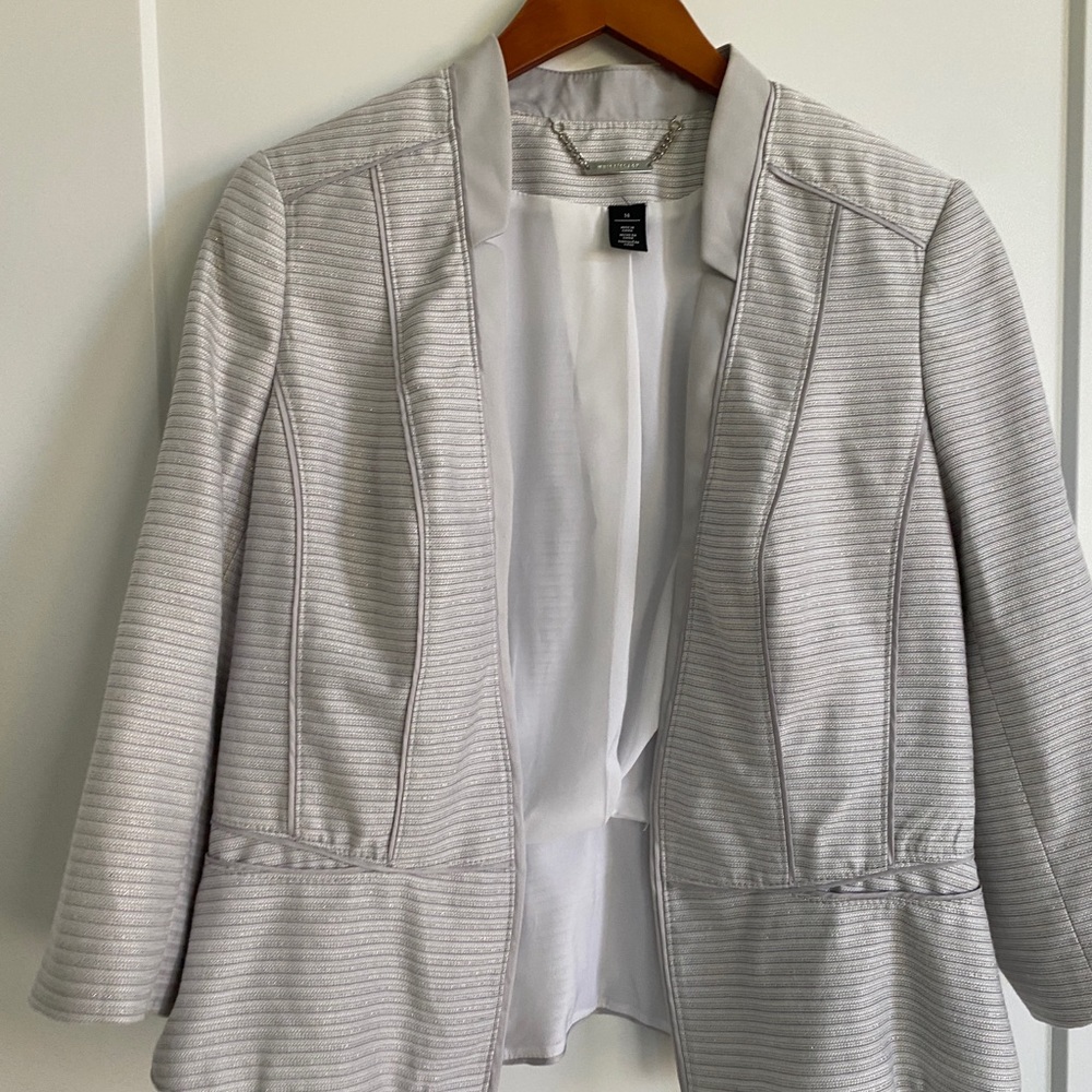 Shimery waist length jacket